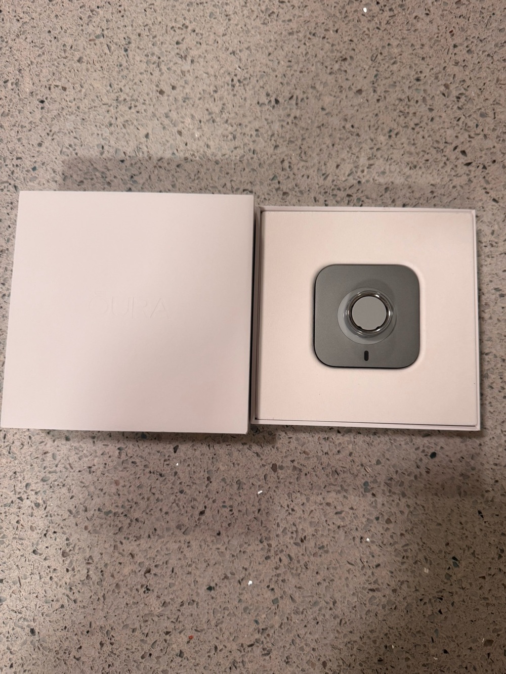 Oura Series 4 Smart Ring Silver Size 6 (read description)
